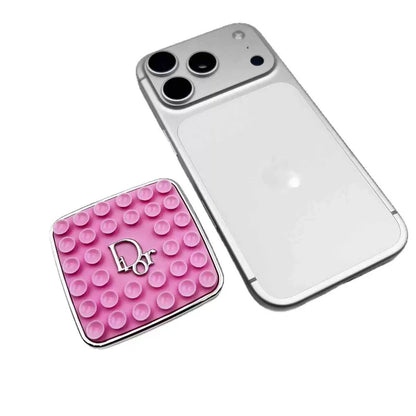 Dior Octobuddy Pink Phone Ring Stand – Suction Accessory with Dior Box