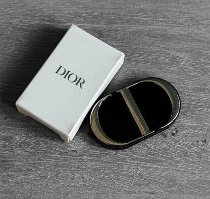 Dior Mirror Phone Ring Holder Stand Dual Mirror 3M – Black (GWP)